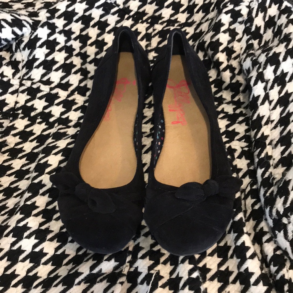 Jellypop Cute Black corduroy shoes